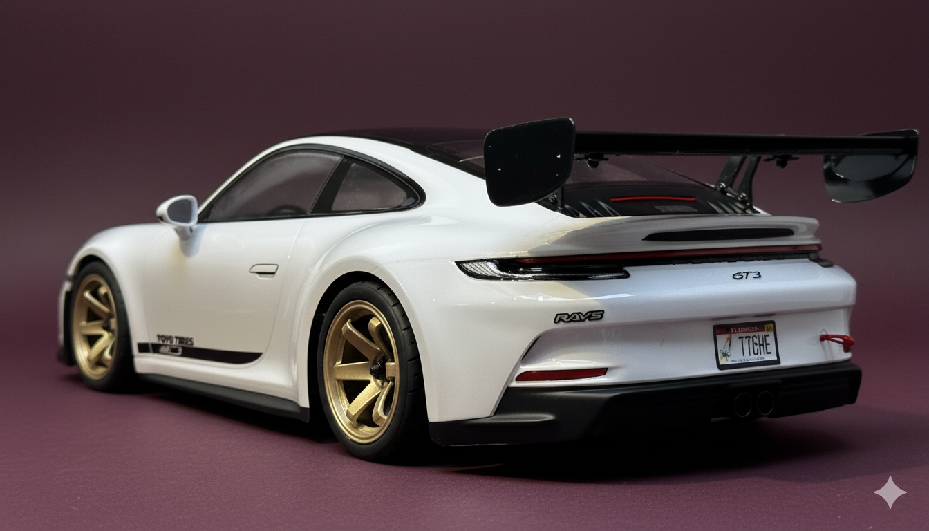 Porsche 911 GT3 (992) Ready-to-Run RC Car, "Prestige" edition - Telemetry Build