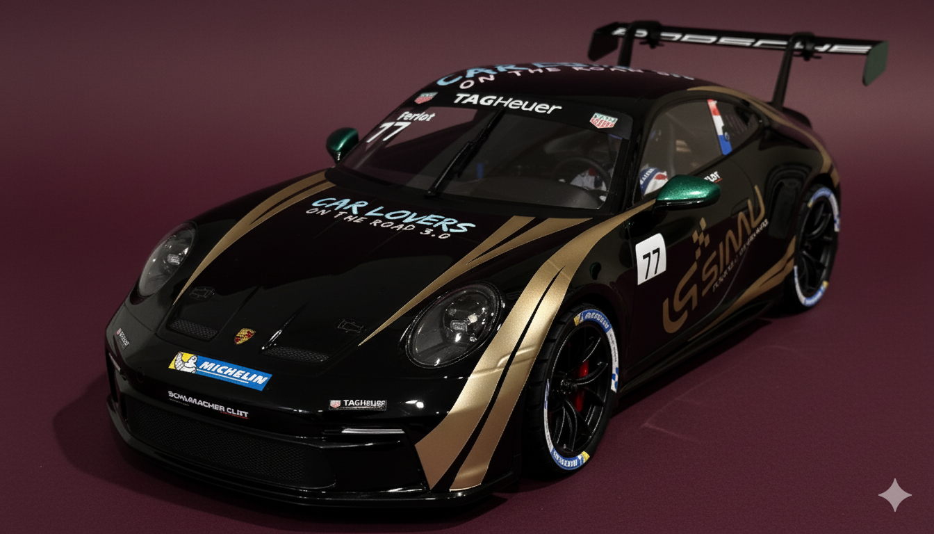 Porsche RC Car Cockpit Set