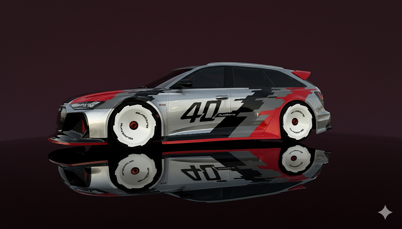 Audi RS6 GTO One-of-One RC Car Replica